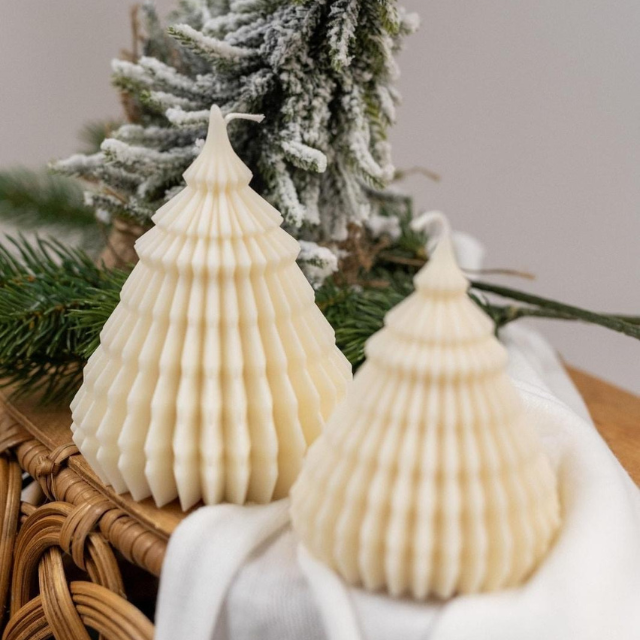 Dekokerze Weihnachtsbaum