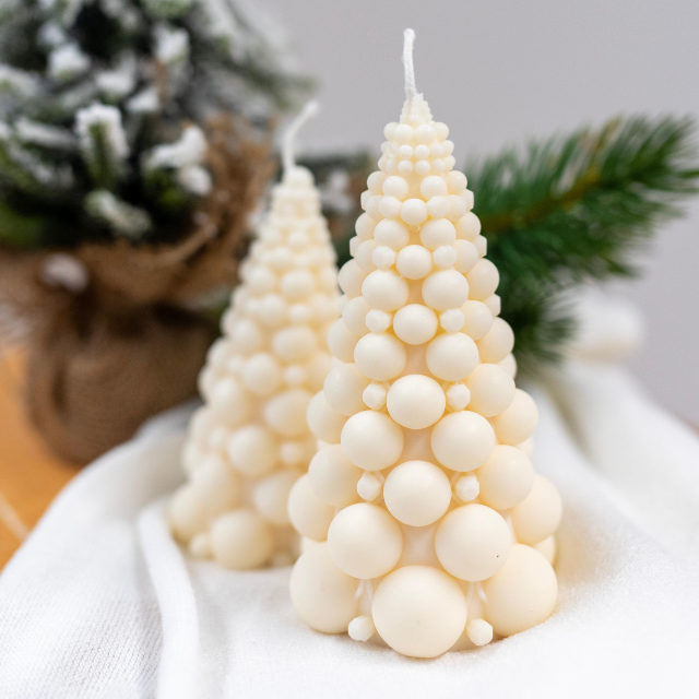 Dekokerze Weihnachtsbaum